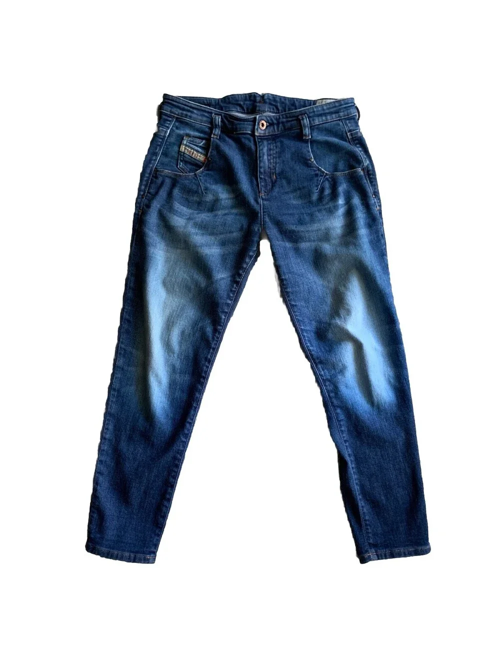 Diesel Industry Chinelle Mens Regular 27 X 32 Tapered Slim Stretch Jeans